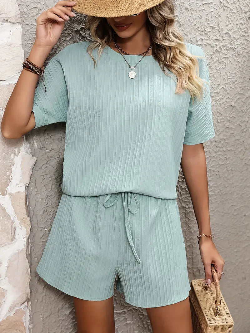 Solid Waffle Two-piece Set